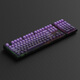 Belly Spirit MK870Pro/MK-Pad 108-key Blackberry side engraving mechanical keyboard Three-mode Obsidian Bluetooth wired wireless Bluetooth customized computer game office Three-mode Obsidian (including MK-Pad)-Purple Qi Donglai side engraving Yuedong Red axis