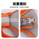 Youfan Meng Dog Rope Cat Leash Harness Collar Small and Medium-sized Dog Walking Anti-Escape Orange Gray Color Matching S Code