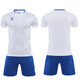 Kelme Fußballanzug Herren- und Frauenwettbewerbstraining Kurzärmeler-Trikots für Erwachsene, die schnell trockene Drucksportuniformen 003 Blau anpassen.