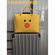 Juntong travel bag boarding bag can be brought to the plane cartoon travel bag soft girl large capacity duffel bag light and fashionable Korean version upgraded thickened large size [Brown Bear Science Popularity]