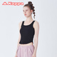 Kappa (Kappa) Kappa vest women's short inner wear high elastic slim ribbed cotton breathable bottoming sling fitness underwear for women