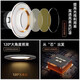 NVC lighting household downlight led ceiling hole light 4w6 silver edge 4W warm white light opening 6-8cm