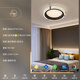 Clcey Master Sleed Light Light Modern Simple и художественное изучение номеров Light New Style Light Luxury Creative Lamp 1W 9866-Full Spectrum-Black-диаметр 50 см.