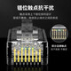 PANDUIT泛达超六类万兆水晶头50U镀金网线屏蔽非屏蔽RJ45网络头SP6X88-C/SP688/SPS6X88/SPS688/SP6X88SD SP6X88-C超六非屏蔽水晶头23线规