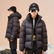 Govan black gold goose down jacket, the same style as Mr. Lei, functional 4.0 five-frame down jacket for men and women, haute couture knight black L