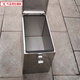 1 Boîte côté coffre de moto Trunk Box en acier inoxydable Construction de voiture Décoration Boîte à outils de rangement extérieur Longueur 32 * Largeur 20 * Hauteur 20cm15932 * 20C
