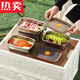 Tuojin Germany imported high quality extra-thick stainless steel with lid fresh-keeping box lunch box picnic box bento box refrigerator storage box 15004 with sealed cover 316 stainless steel