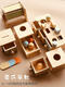 Dyai Montessori Early Education Toys 1-Jährige Babyausbildungstraining für Kinder für Kinder in 8 bis 18 Monaten Makkaron Coin Box