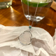 Yin Muchi silver chalcedony Buddha necklace for women, clavicle chain pendant, birthday, Christmas and Valentine's Day gift for girlfriend and wife L2318 white chalcedony Buddha silver necklace