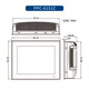 Tiandi Industrial Control Advantech Core 6th Generation 8 OEM Control All-in-one PPC-6151C/6171C/6191C Industrial Touch All-in-one PPC-6191C-RTAE/19-inch resistive touch i5-8500/16G/512G/PCI or PC