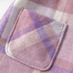 DAVE&BELLA manteau en laine pour enfants 2025 hiver nouveau style manteau en laine pour filles haut à carreaux pour enfants moyens et grands vêtements pour petite fille à carreaux rose et violet en stock 110 cm (hauteur recommandée 100-110cm)