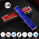 Bainuo original imported SUZUKI Suzuki Harmonica 24-hole polyphonic C-key high-end professional performance-level adult beginner 24-hole C-key polyphonic silver
