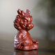 Yixing purple sand fortune dragon tea pet ornaments handmade raw ore Dahongpao toy decoration creative tea ceremony tea set gifts purple sand fortune dragon tea pet
