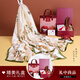 Hang Sifu Silk Scarf Gift Box Group Buying Scarf Shawl Outer Temperament Gift Gift for Elderly Mother's Birthday Gift for Women Practical Summer Comb