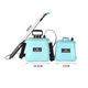Pesticide sprayer electric sprayer high-pressure disinfection sprayer household shoulder portable rechargeable agricultural spraying standard 8-liter blue barrel (120 minutes of battery life)