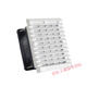 Waterproof IP67 moisture-proof cabinet control cabinet ventilation dust-proof blinds filter DC 24 fan AS12038B24P3F opening 122 meters white net 24V