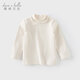 David Bella children's T-shirt autumn and winter girls half turtleneck bottoming shirt for baby girls