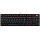 Rapoo V500PRO upgraded model 104-key wired backlit mechanical keyboard gaming e-sports laptop office full-key rollover programmable keyboard red axis