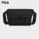 Fila [Black Warrior] Fila Crossbody Bag Sac masculin 2025 AUTOMNE NOUVELLE VIEUX FLOORS LETUILLE LECTURE EAU-REPELLANTE SAGLE SPILERY SLIPERY en noir - BK XS