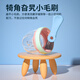 葆氏便携碗刷婴儿辅食盘刷奶瓶刷套装厨房餐具清洗神器一体3in1-蓝