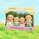 Sylvanische Familien japanische Version der Pudelfamilie spielen Haus Mädchen Spielzeugpuppe Set Geschenke für Kinder