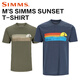 
SIMMS new American SIMMS spring and summer short-sleeved T-shirt men's breathable and comfortable versatile Luye fishing suit T-shirt top imported 13781 short-sleeved/blue S