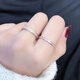 Fat Donglai quality 18K gold frosted plain ring Valentine's Day 18K rose gold female AU750 couple pair 4mm US size 7
