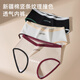 Yalu 4-pair underwear for girls pure cotton, cotton, antibacterial crotch, women's traceless briefs, mid-waist sports summer shorts, milky white + skin color + milk tea + black 4-pair L Recommended 90-120 Jin [Jin equals 0.5 kg]