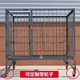 HKML dog cage medium and large size thickened reinforced angle steel welded dog farm breeding base special outdoor dog cage factory direct sale 1.2X1X1.3 meters slope roof with roof without paint