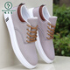 Woodpecker Old Beijing cloth shoes men's shoes summer versatile board shoes men's sports casual shoes soft sole breathable canvas shoes men's single shoes Z-898 khaki (flat sole) 42