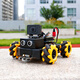 Yahboom McNam Wheel Roboter omnidirektionales mobiles Auto WiFi -Videobilder Kamera Fernbedienung und Hindernis, die KI Visuelle Erkennung Gesicht verfolgt Roboduino V2 vermeiden