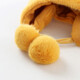 Benasci Baby Hut im Herbst und Winter verdickter warmer Ohrschutz Wolle Hut Hut Kind und Kleinkindjunge und Mädchen Winter Lei Feng Hut Kinderhut mx854-gelbe 5-18 Monate (42-48 cm)