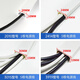 Zuoyou Zhonggong PVC cable trough, surface-mounted cable trough, open-wire cable trough, self-adhesive network cable management trough, cable routing artifact, square cable trough 20*10 double layer thickened 5 meters/set with 12 accessories