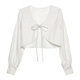 Langsha Summer Shawl para niñas delgadas de chawly de maldita con protección solar de mesh de mesh de seda con protección solar de protector solar S56-9923 White M86-105Jin [Jin equivale a 0.5 kg] [alta calidad]