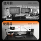 Sponge Display Bracket XiaoxiaOobai T6 Série T6 Support d'affichage de l'ordinateur T690 Clip de table de mise à niveau Punching Machine ARM T660 Upsided Houted up and inférieur Hoite-Hoite-Histing Rack Rack Rack T6-2G [Prise de charge 2-9 kg] Modèle à double bras