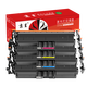 Los cartuchos de tóner Jingcheng CRG069 son adecuados para los cartuchos de tinta de la impresora Canon LBP673CDN 674CX MF756CX 752CDW [Conjunto de cartucho de tóner de la versión estándar de la versión estándar no muestran la cantidad de tinta.