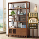 Xingchen Baibang New Chinese Style Duobao Pavilion Bogu Rack Tea Display Display Cabinet Living Room Antique Ornament Storage Rack Partition Shelf Six-Layer Classic 80cm Model Without Drawer Cabinet Door