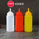 Babic squeeze bottle jam bottle soy sauce bottle condiment bottle salad bottle squeeze tomato sauce bottle framed vase squeeze bottle 24 ounces white * 3