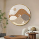 Sense Maltes Cream Style Round Eingang Wohnzimmer Dekoration Gemälde moderne einfache kleine frische Korridorsofa Hintergrund Wandhängemalerei JD12056 60 cm Durchmesser Kristall Porzellan Aluminiumlegierung Gold Rahmen
