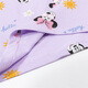 Disney Children's Cloding Boys 'T-Shirt Disney Baby Serie Cartoon bequemer atmungsaktives T-Shirt 212S1502 Lila Bottom Rice 110