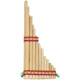 Ouyin Panflute Peruanische Indianer 23 Notizen 19 Notizen 13 Notizen Einreihe Doppelreihe Erwachsener Student Inca Folk Instrument Level Single Rohr 25 Röhrchen C -Melodie