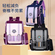 Raft core Japanese elementary schoolbag girl grade 1-3-6 large capacity reduction and ridge protection British campus Korean version children 1048 dark blue with yellow grade 3-6