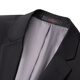 Siete marcas de la marca 25 hombres de primavera y verano ropa formal Formal fácil de hacer entrevista de collar plano chaqueta de traje 126JC70760 Negro 48 B