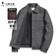 Dances with Wolves Containing Sheep Wool + Ultrasonic Lining Autumn and Winter Lapel Warm Jacket Men's Jacket 004 Huahui 190