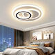 Op Light Bedroom Light 2024 New Internet Celebrity LED Ceiling Light Room Light Zhongshan Master Bedroom Lighting Modern Simple Lighting Circle 40cm Three Color Dimming 24 Wa*2