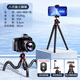 Cen Mi Octopus Tripod Mobiltelefon Aufnahmestand mit Fernbedienungskamera acht Fischreisen tragbare Fotografie -Artefakt -Selfie -Stick Outdoor -Dreieck Mobiltelefon Ständer H Fernbedienungsmodell [Octopus Tripod + 10 Meter Bluetooth Fernbedienung]