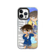 Kue Teow Detective Conan Apple phone case iPhone 16pro/13/11ProMax Huawei nova7/Honor X40 Cute 70/Xiaomi 14 Ultra Protection Detective Conan 9272-Color Silver IMD-Gray Black iPhone 16 pro
