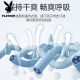 花花公子（PLAYBOY）冰丝夏季短袖衬衫男2025薄款凉感弹力速干半袖衬衣潮流印花上衣服 旗舰官方精品】7029白色 2XL 140-155斤