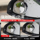 Foly Car Rückspiegel kleiner runder Mirror-Umkehrspiegel-Kartualmontierter Blindfleck Assist Weitwinkelspiegelreflektor HD Vakuum Adsorption-Upgraded Water of Version-2 Nur Silber