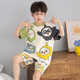 Nuevo estilo de verano Pajamas Pajamas Algodón puro Shorts cortos de manga corta de estilo delgado y para niños grandes Estudiantes de verano Ropa para niños para niños B1047 Fiesta de huevo [100 Set de algodón puro] Un tamaño recomendado de 103 cm30jin [Jin equivale a 0.5 kg] dentro de [8 tamaños]